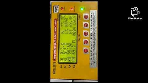 safe load indicator(digital display with led light)