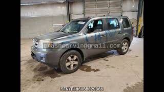 5FNYF4H6XBB029866 - Honda PILOT 2011