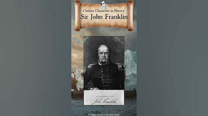 Sir John Franklin #history #explorer