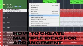 Cubase Quick Tip | Make Epic Arrangement with Track Version