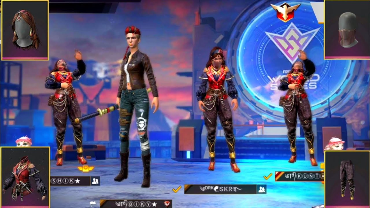 FREE FIRE NEW FEMALE DRESS