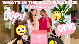 WHAT'S IN THE BOX CHALLENGE with SMALL LAUDE | Jessy Mendiola