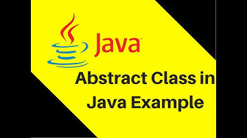 8.18 Abstract Class in Java Example
