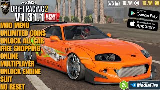 Update Terbaru‼️CarX Drift Racing 2 Mod Menu V1.31.1 No RESET Unlock & Unlimited All Gameplay review screenshot 4
