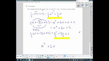 Edexcel Mathematics 1MA1 GCSE  November   2017  Paper 1H Question 17 Algebraic Proof