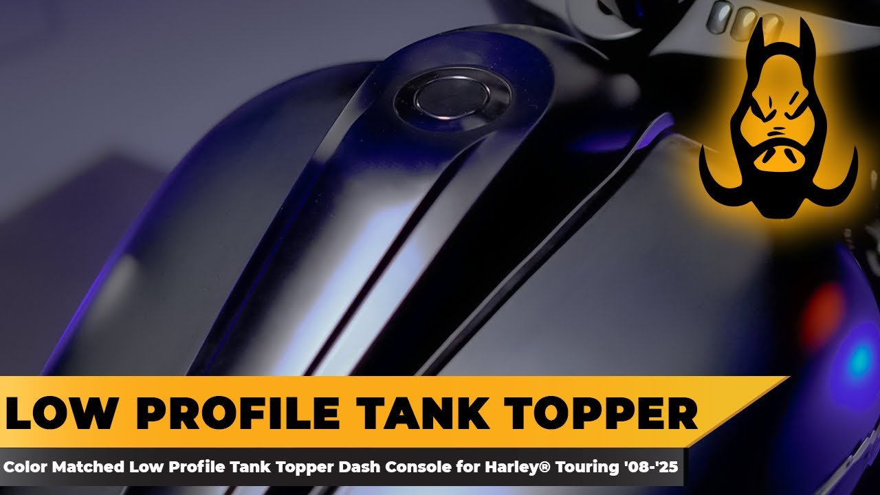 HOGWORKZ® Low Profile Tank Topper™ Dash Console for Harley-Davidson® Touring '08-'25