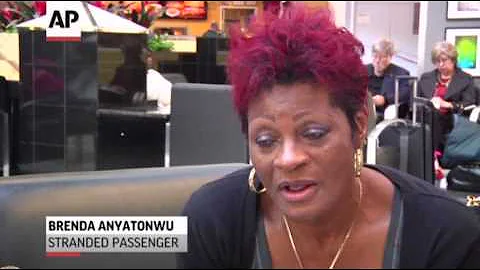 Raw: Hurricane Sandy Leaves Travelers Stranded