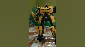 My first Stop Motion video with MPM-03 Bumblebee and MPM-05 Barricade
