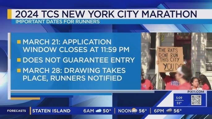 Runner Applications For 2024 Tcs Nyc Marathon Opens
