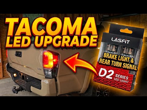 2016–2023 Toyota Tacoma LED Brake & Rear Turn Signal Bulb Replacement | LASFIT