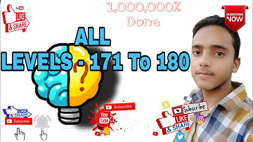 brain challenge -draw All levels - 171 to 180 - walkthrough Gameplay ,android , iOS by Anas Faruqi