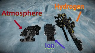 Space Engineers 3 Thruster Types