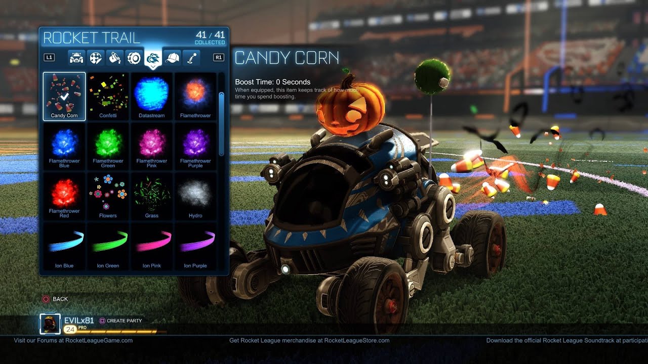 ROCKET LEAGUE - HALLOWEEN TRICKS AND TREATS - ALL 6 LIMITED TIME ITEMS