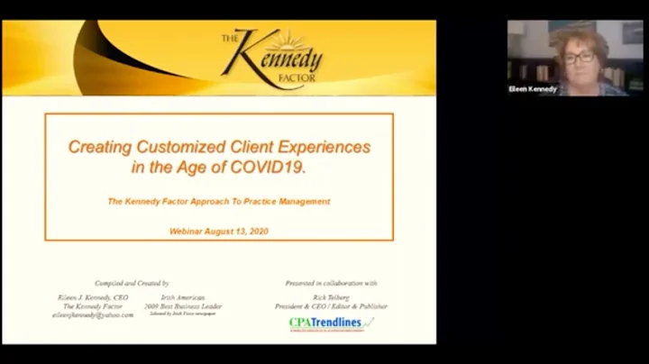 Eileen Kennedy on Managing Client Experience in the Covid Age