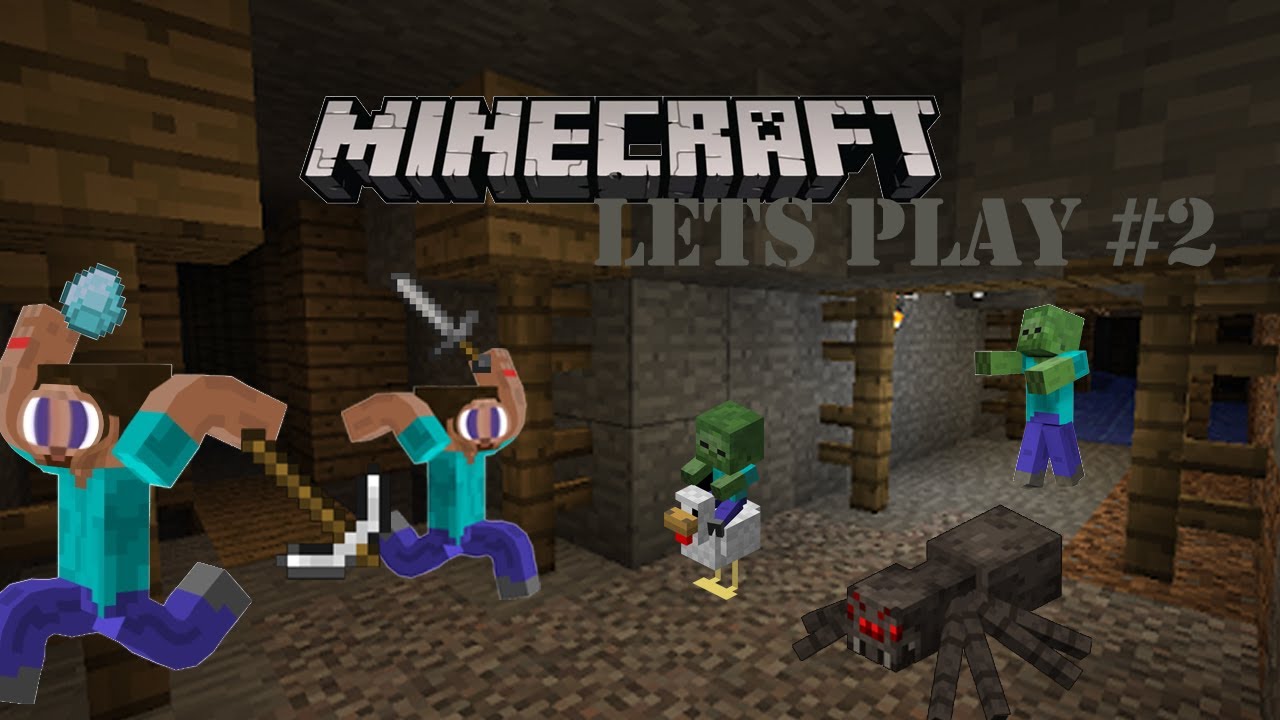 Minecraft Lets Play #2 We found diamonds and.... - YouTube