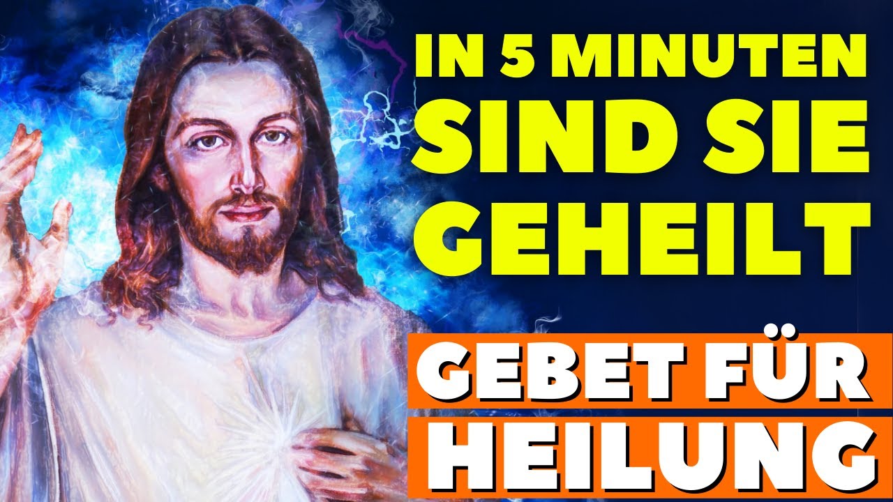 Ein starkes Gebet um Heilung zu Jesus Christus. Gebet für das Wunder der Heilung.