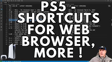 Quickly add Shortcuts to the Internet Browser and more to your PS5 Home Screen