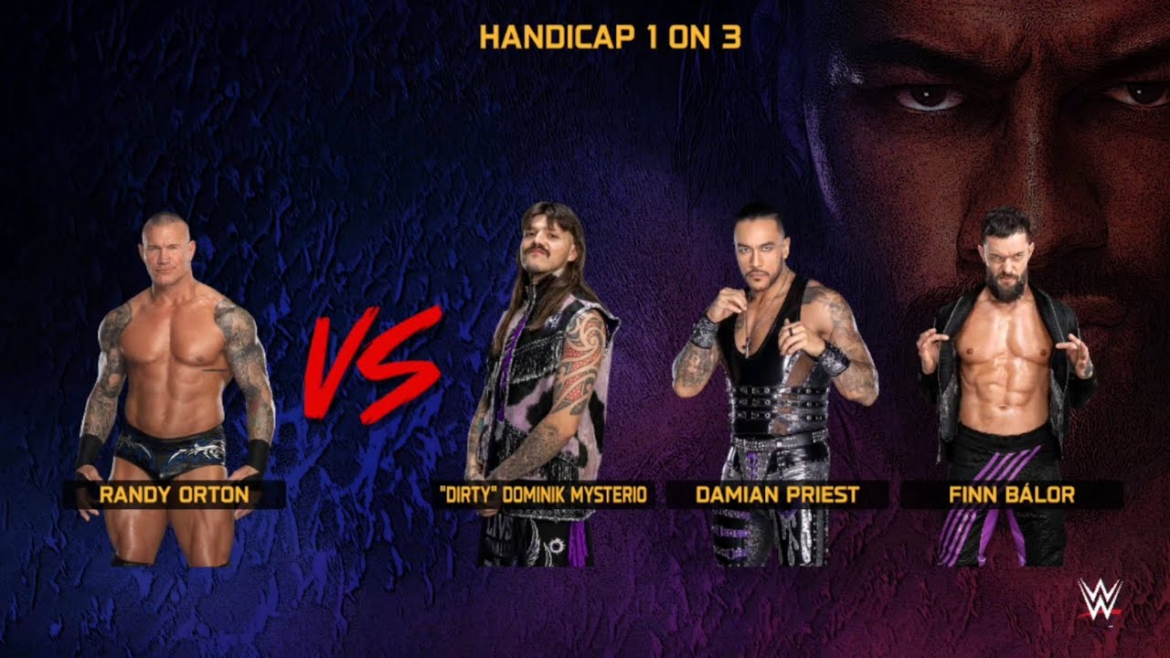 Randy Orton vs Judgment Day (1 vs 3 Handicap Match) | WWE 2K25 Rivalry 