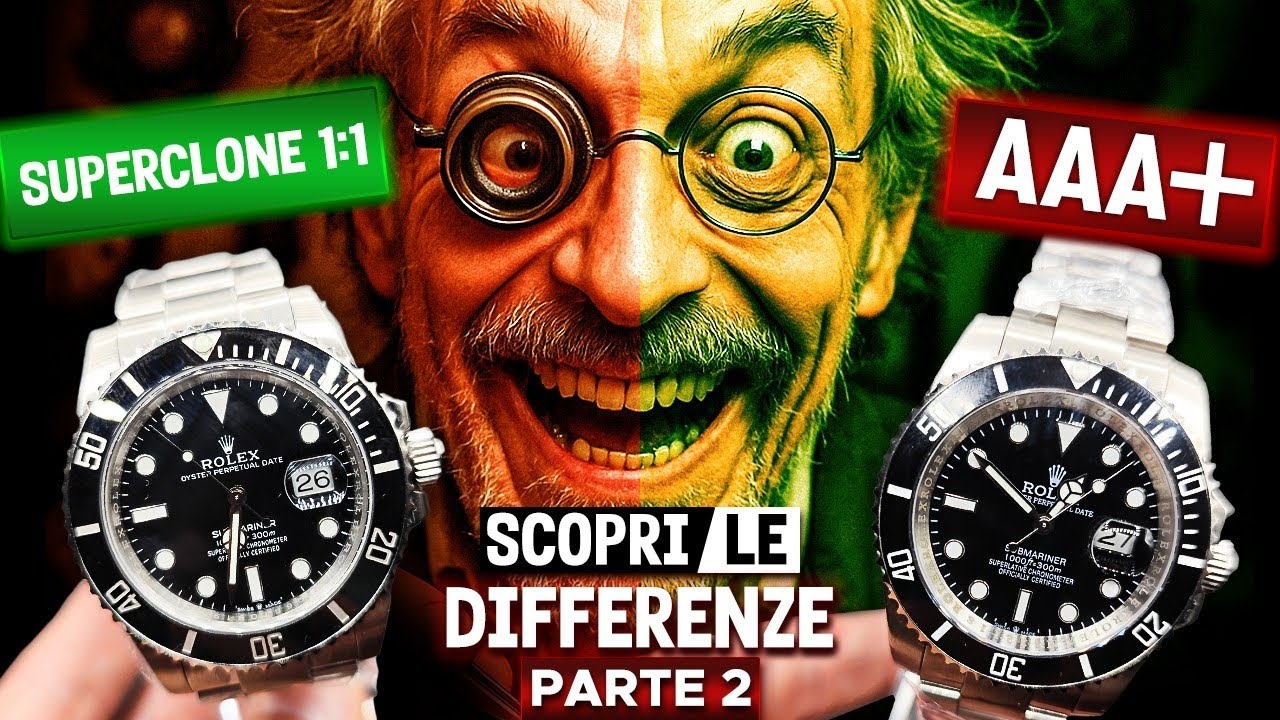Submariner 41mm a Confronto: Superclone o Replica AAA? Solo Uno è da Veri Esperti! 🕵️‍♂️⌚
