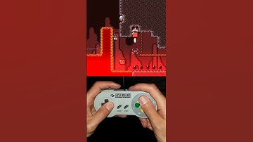 Mario doing SPIKY SHELL JUMPS #shorts #kaizo #mario