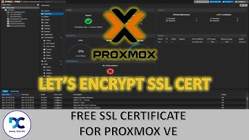 FREE SSL Certificate for Proxmox VE