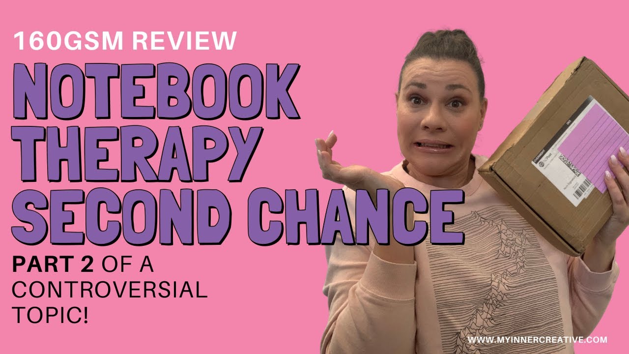 Notebook Therapy Review | 160gsm Dot Grid Notebook - Giving the brand a second chance!