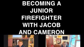 Becoming a Junior Firefighter ( part 1 )Featuring Jacob Gilbert And Cameron Courtney!