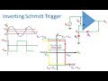 Schmitt Trigger-Inverting Schmitt Trigger using OP-Amp in English