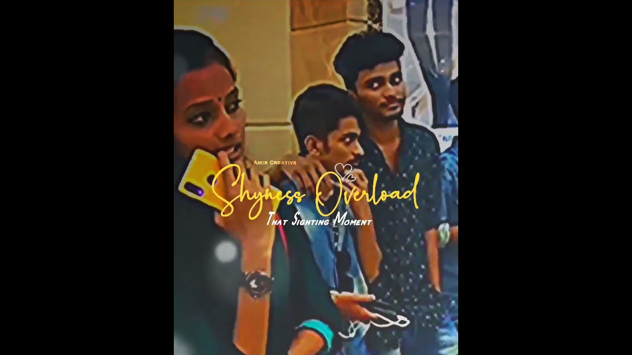 Sighting Moment Cute Shyness Whatsapp Status 