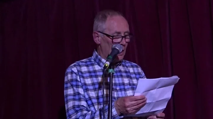 Ted McCarthy reading from Greenbank