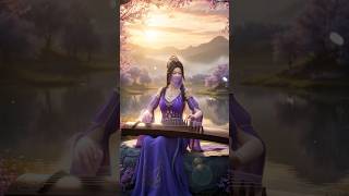 beautiful Donghua  Playing Guzheng  Relaxing Chinese Instrumental shorts  donghua