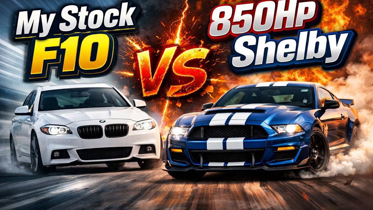 MY STOCK N55 VS A 850HP SHELBY (MUST WATCH)