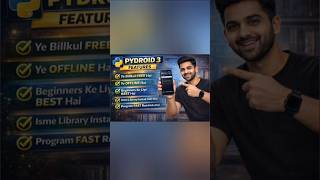 Laptop Nahi? Phone Se Python Seekho Mobile 📱 | Pydroid 3 Tutorial Mobile se Python