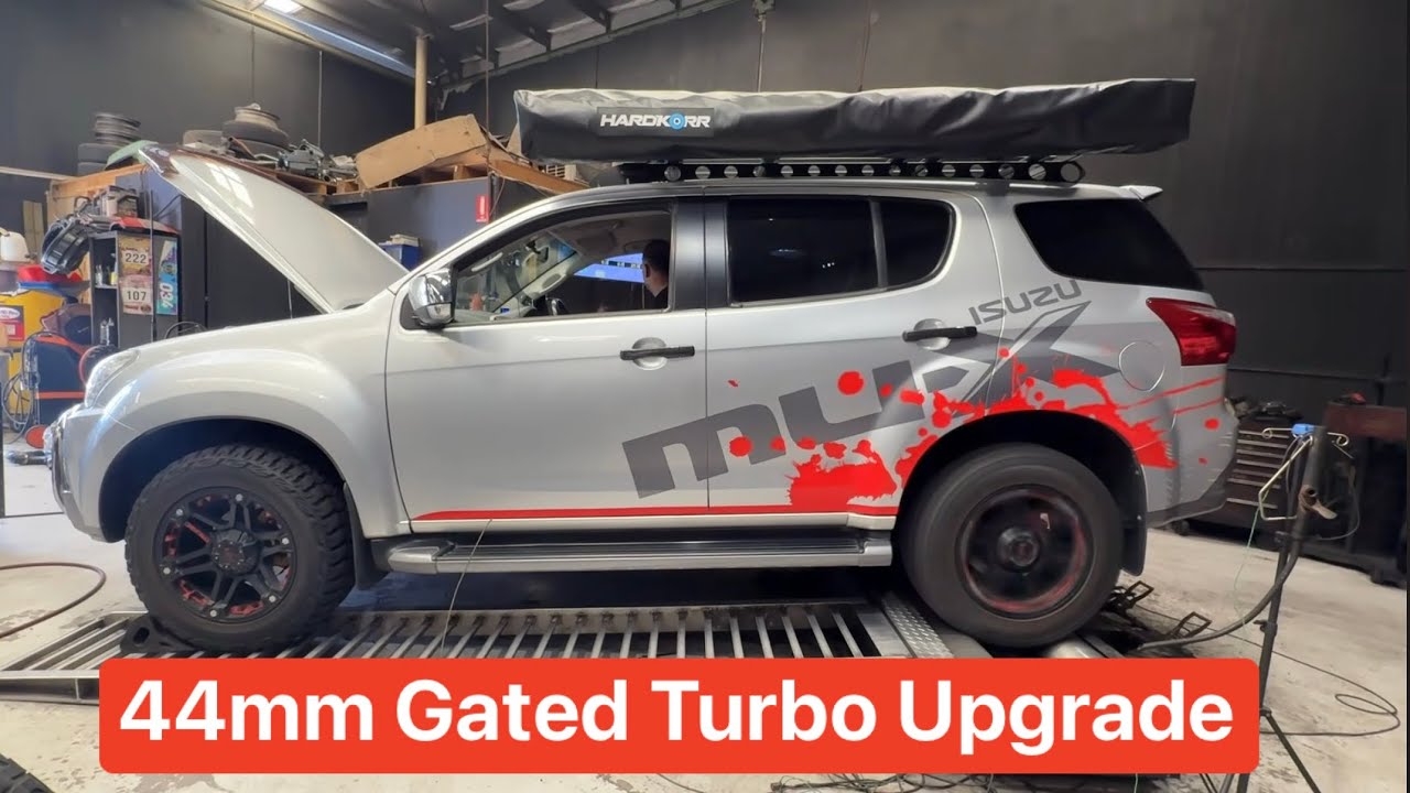 44mm Gated turbo on a stock 4JJ1 ISUZU MUX