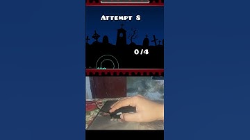 Geometry Dash Impossible💀 (?) Spider challenge Experience #geometry #geometrydash #shorts