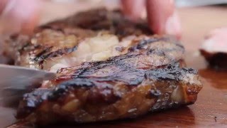 Bourbon cola ribeye steak - bbq-blast from the past – 0815bbq