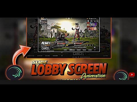 Lobby screen Animation  😱Alight Motion Tutorial | Screen Drag Tutroial Fayaz Gaming45 #pakistan
