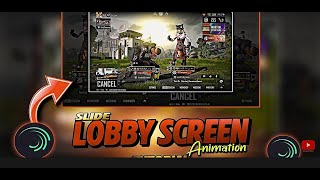 Lobby screen Animation  😱Alight Motion Tutorial | Screen Drag Tutroial Fayaz Gaming45 #pakistan