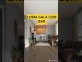 Essa sala não tinha nada. Agora tem até bar. #reforma #arquitetura #timelapse