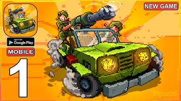 Jackal Army: Retro Shooting - Gameplay Walkthrough Part 1 Levels 1-6 (iOS, Android)