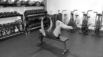 Deadbug Dumbbell Bench Press