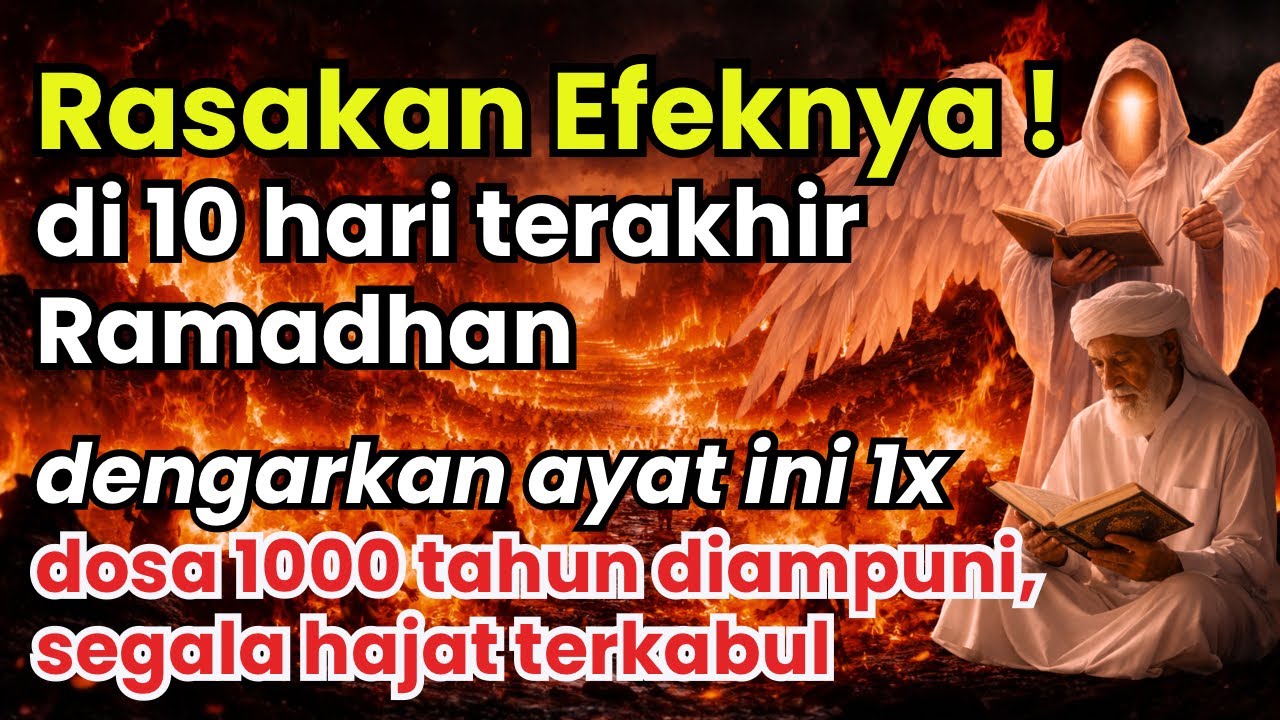 ANDA TERPILIH!langsung dengarkan 1x ayat ini, dosa 1000 tahun diampuni, semua hajat dikabulkan 
