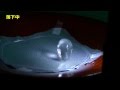 Water drop on super-repellent surface in microgravity