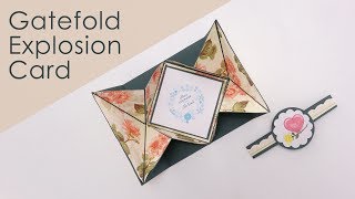 Gatefold Explosion Card Tutorial