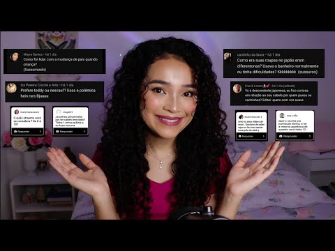 (ASMR) Respondendo suas perguntas | Qual a receita pra juventude eterna?