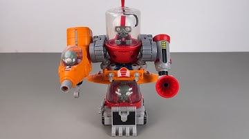 15 minute ASMR Toy Unboxing : Plants vs. Zombies Zombie Aircraft Transforming Robot Toy | Toy Review