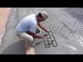 Smart construction workers. Everyone should see what this worker is doing.