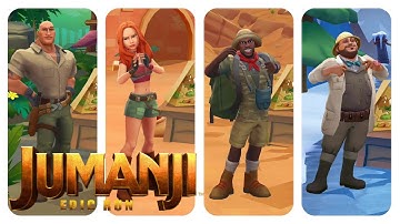 Jumanji Epic Run All Characters Gameplay