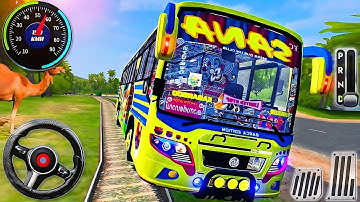 Realistic Off-road Coach Bus Simulator 3D | Impossible Off-road Bus Game 3D | Android Gameplay |