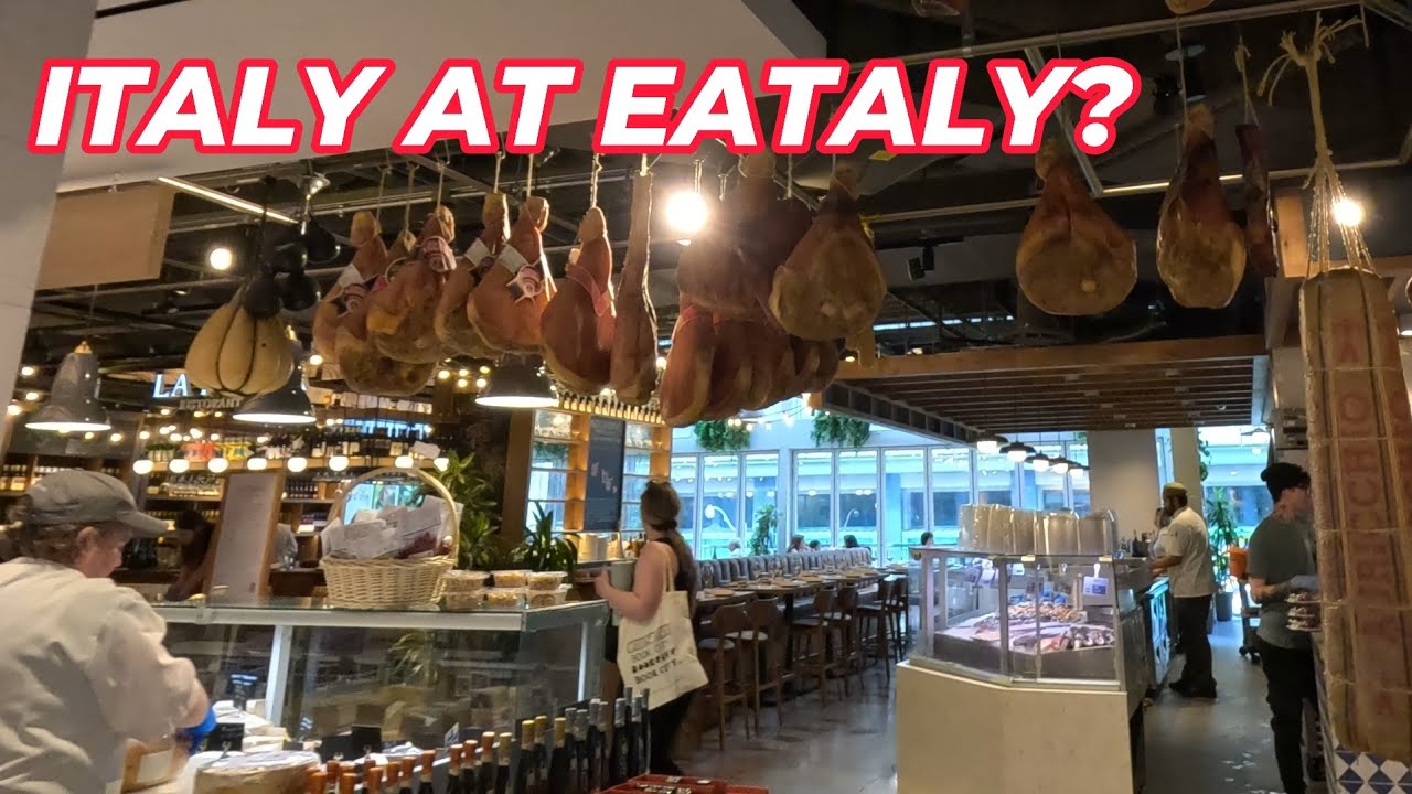 ITALY at EATALY in Toronto, The Famous Italian Food Hall 🇨🇦 🇮🇹